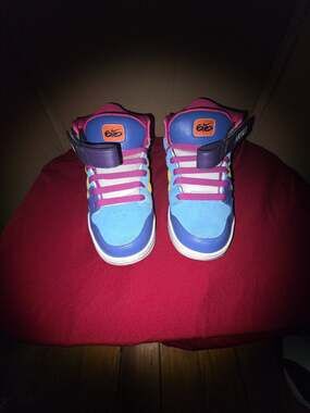 2009 Nike 6.0 Air Mogan Mid 2 Multicolor High Top Skate Shoes 318886-451